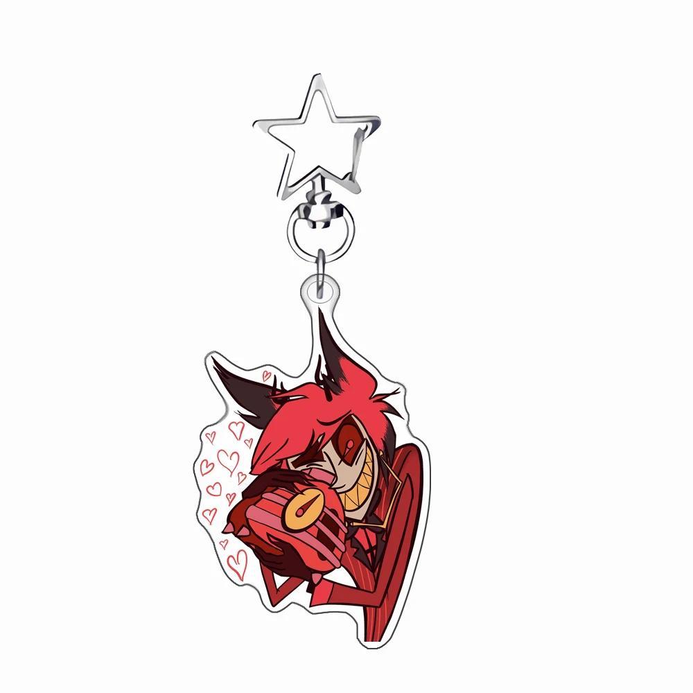 Anime Cartoons Mica Keychains For Alastor Series Self-made Mica Key Buckle Mica Student Móc Khóa In Theo Yêu Cầu, Chất Liệu Mica Trong Suốt In 2 Mặt , Dày 4mm 1 Anime Cartoons Mica Keychains For Alastor Series Self-made Mica Key Buckle Mica Student Móc Khóa In Theo Yêu Cầu, Chất Liệu Mica Trong Suốt In 2 Mặt , Dày 4mm