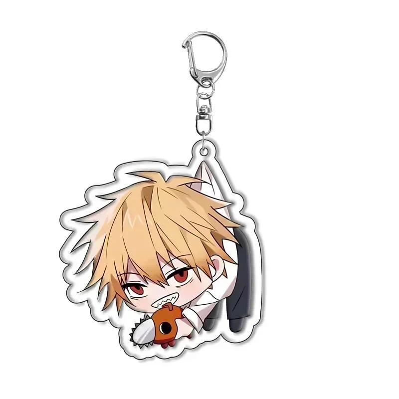 Anime Chainsaw Man Keychain Pochita Makima Cartoon Acrylic Bag Tag Keys Cos Trendy Móc Khóa In Theo Yêu Cầu, Chất Liệu Mica Trong Suốt In 2 Mặt , Dày 4mm 4 Anime Chainsaw Man Keychain Pochita Makima Cartoon Acrylic Bag Tag Keys Cos Trendy Móc Khóa In Theo Yêu Cầu, Chất Liệu Mica Trong Suốt In 2 Mặt , Dày 4mm - Ảnh 4