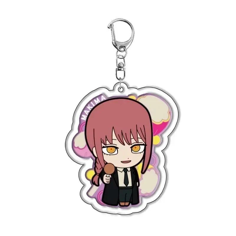 Anime Chainsaw Man Keychain Pochita Makima Cartoon Acrylic Bag Tag Keys Cos Trendy Móc Khóa In Theo Yêu Cầu, Chất Liệu Mica Trong Suốt In 2 Mặt , Dày 4mm 10 Anime Chainsaw Man Keychain Pochita Makima Cartoon Acrylic Bag Tag Keys Cos Trendy Móc Khóa In Theo Yêu Cầu, Chất Liệu Mica Trong Suốt In 2 Mặt , Dày 4mm - Ảnh 10