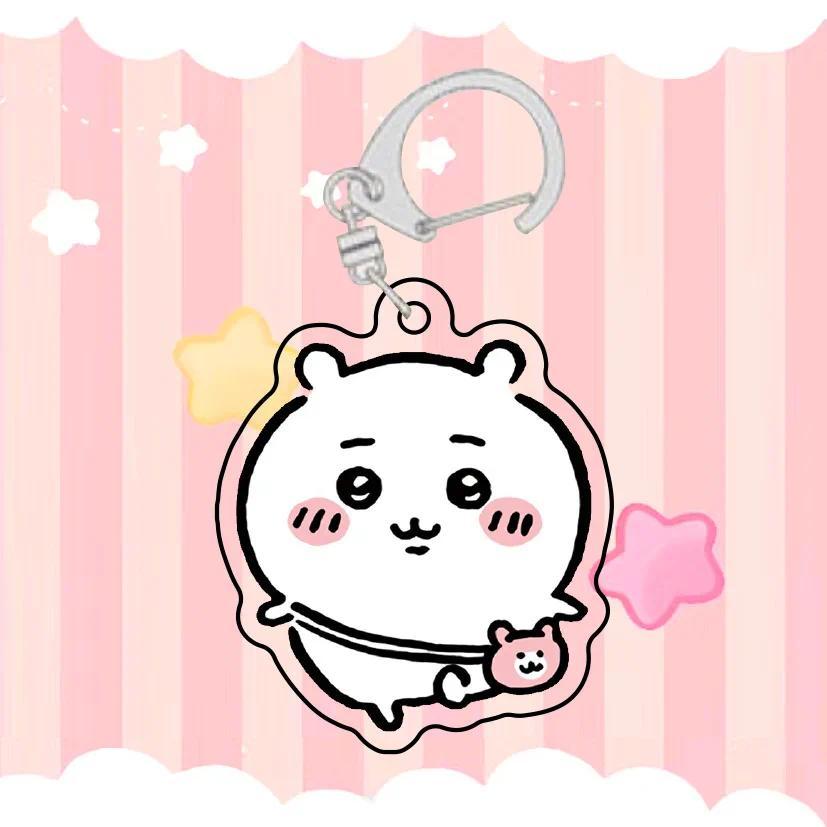 Anime Chiikawa Cartoon Acrylic Keychain Jewelry Girl Hanging Face Key Ring Fashion Móc Khóa In Theo Yêu Cầu, Chất Liệu Mica Trong Suốt In 2 Mặt , Dày 4mm 5 Anime Chiikawa Cartoon Acrylic Keychain Jewelry Girl Hanging Face Key Ring Fashion Móc Khóa In Theo Yêu Cầu, Chất Liệu Mica Trong Suốt In 2 Mặt , Dày 4mm - Ảnh 5