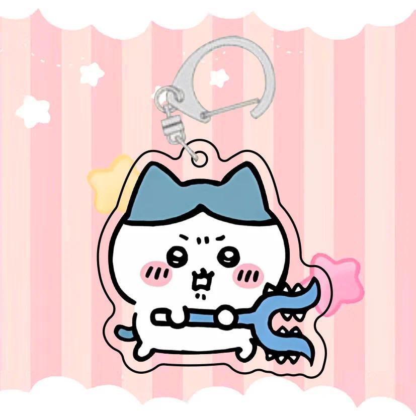 Anime Chiikawa Cartoon Acrylic Keychain Jewelry Girl Hanging Face Key Ring Fashion Móc Khóa In Theo Yêu Cầu, Chất Liệu Mica Trong Suốt In 2 Mặt , Dày 4mm 9 Anime Chiikawa Cartoon Acrylic Keychain Jewelry Girl Hanging Face Key Ring Fashion Móc Khóa In Theo Yêu Cầu, Chất Liệu Mica Trong Suốt In 2 Mặt , Dày 4mm - Ảnh 9