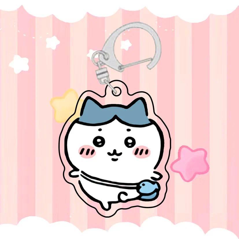 Anime Chiikawa Cartoon Acrylic Keychain Jewelry Girl Hanging Face Key Ring Fashion Móc Khóa In Theo Yêu Cầu, Chất Liệu Mica Trong Suốt In 2 Mặt , Dày 4mm 10 Anime Chiikawa Cartoon Acrylic Keychain Jewelry Girl Hanging Face Key Ring Fashion Móc Khóa In Theo Yêu Cầu, Chất Liệu Mica Trong Suốt In 2 Mặt , Dày 4mm - Ảnh 10