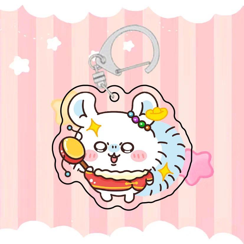 Anime Chiikawa Cartoon Acrylic Keychain Jewelry Girl Hanging Face Key Ring Fashion Móc Khóa In Theo Yêu Cầu, Chất Liệu Mica Trong Suốt In 2 Mặt , Dày 4mm 1 Anime Chiikawa Cartoon Acrylic Keychain Jewelry Girl Hanging Face Key Ring Fashion Móc Khóa In Theo Yêu Cầu, Chất Liệu Mica Trong Suốt In 2 Mặt , Dày 4mm