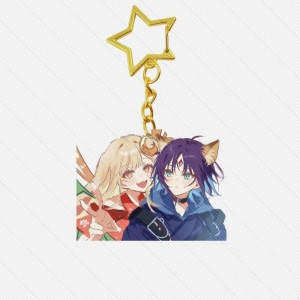 Anime Cosmic Princess Kaguya Cute Acrylic Keychain Characters Ornament Accessories Goods Móc Khóa In Theo Yêu Cầu, Chất Liệu Mica Trong Suốt In 2 Mặt , Dày 4mm