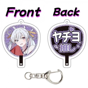 Anime Cosmic Princess Kaguya Keychain Micas Car Keychain Yachiyo Runami Kaguya Iroha Support Móc Khóa In Theo Yêu Cầu, Chất Liệu Mica Trong Suốt In 2 Mặt , Dày 4mm
