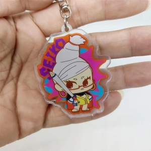 Anime Dan Da Dan Keychain Cartoon Ken Takakura Star Kawaii Character Mica Jewelry Fan Móc Khóa In Theo Yêu Cầu, Chất Liệu Mica Trong Suốt In 2 Mặt , Dày 4mm