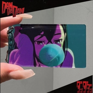 Anime Dandadan Ken Takakura Momo Ayase Cosplay Key Chain Toon Characters Bag Acrylic Key Móc Khóa In Theo Yêu Cầu, Chất Liệu Mica Trong Suốt In 2 Mặt , Dày 4mm