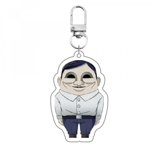 Anime Dandadan Momocute Cartoon Keychain Girl Pendant Fashion Children Accessories Bag Chv2 Móc Khóa In Theo Yêu Cầu, Chất Liệu Mica Trong Suốt In 2 Mặt , Dày 4mm
