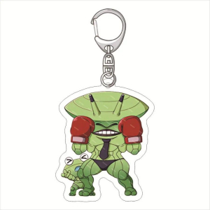 Anime Dandadan Momocute Cartoonkeychain Keychain Jewelry Girl Accessories Charms Mica Friends Móc Khóa In Theo Yêu Cầu, Chất Liệu Mica Trong Suốt In 2 Mặt , Dày 4mm