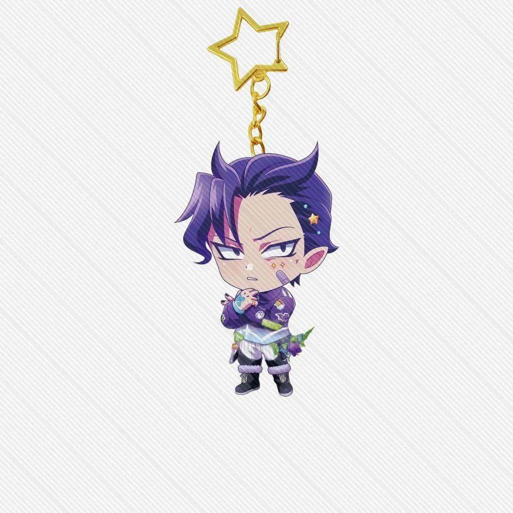 Anime Demon School Acrylic Decorative Hook Characters Ornament Accesorios Goods Transparent Móc Khóa In Theo Yêu Cầu, Chất Liệu Mica Trong Suốt In 2 Mặt , Dày 4mm 2 Anime Demon School Acrylic Decorative Hook Characters Ornament Accesorios Goods Transparent Móc Khóa In Theo Yêu Cầu, Chất Liệu Mica Trong Suốt In 2 Mặt , Dày 4mm - Ảnh 2