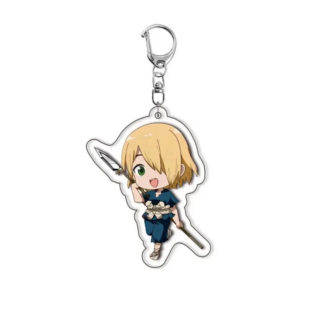 Anime Dr. Stone Cartoon Version Senku Ishigami Chrome Gen Asagiri Mica Charm Car Keychain Móc Khóa In Theo Yêu Cầu, Chất Liệu Mica Trong Suốt In 2 Mặt , Dày 4mm 4 Anime Dr. Stone Cartoon Version Senku Ishigami Chrome Gen Asagiri Mica Charm Car Keychain Móc Khóa In Theo Yêu Cầu, Chất Liệu Mica Trong Suốt In 2 Mặt , Dày 4mm - Ảnh 4