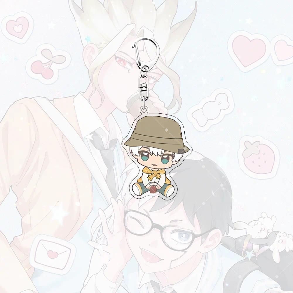 Anime Dr.stone 6cm Acrylic Keychainstanding Doll, Senku Ishigami Gen Asagiri Toon Bag Key Móc Khóa In Theo Yêu Cầu, Chất Liệu Mica Trong Suốt In 2 Mặt , Dày 4mm 12 Anime Dr.stone 6cm Acrylic Keychainstanding Doll, Senku Ishigami Gen Asagiri Toon Bag Key Móc Khóa In Theo Yêu Cầu, Chất Liệu Mica Trong Suốt In 2 Mặt , Dày 4mm - Ảnh 12