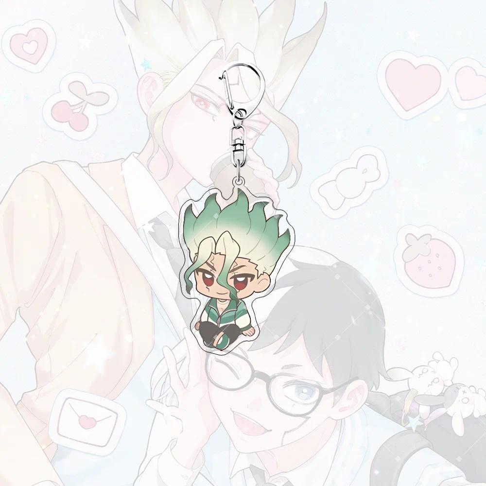 Anime Dr.stone 6cm Acrylic Keychainstanding Doll, Senku Ishigami Gen Asagiri Toon Bag Key Móc Khóa In Theo Yêu Cầu, Chất Liệu Mica Trong Suốt In 2 Mặt , Dày 4mm 7 Anime Dr.stone 6cm Acrylic Keychainstanding Doll, Senku Ishigami Gen Asagiri Toon Bag Key Móc Khóa In Theo Yêu Cầu, Chất Liệu Mica Trong Suốt In 2 Mặt , Dày 4mm - Ảnh 7
