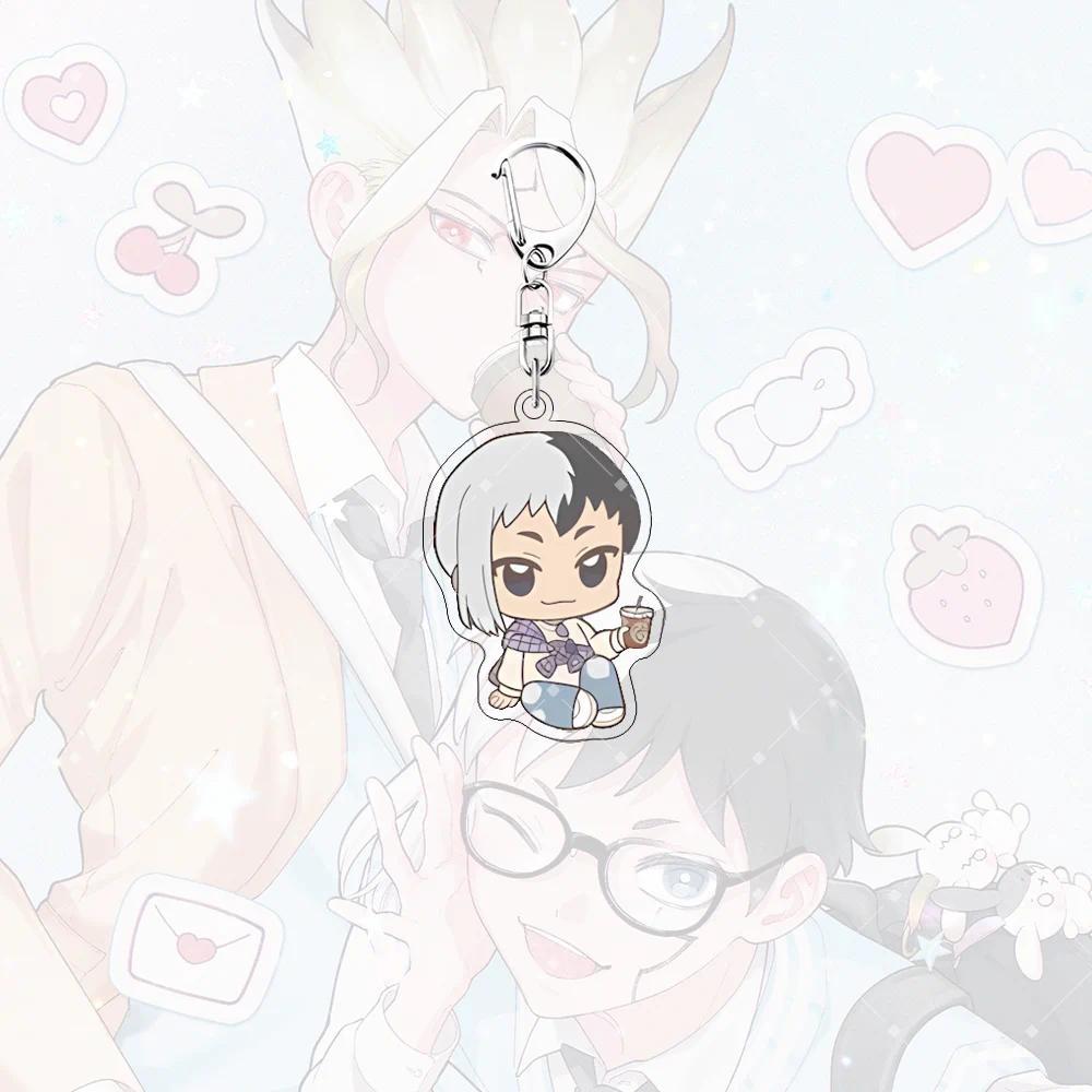 Anime Dr.stone 6cm Acrylic Keychainstanding Doll, Senku Ishigami Gen Asagiri Toon Bag Key Móc Khóa In Theo Yêu Cầu, Chất Liệu Mica Trong Suốt In 2 Mặt , Dày 4mm 8 Anime Dr.stone 6cm Acrylic Keychainstanding Doll, Senku Ishigami Gen Asagiri Toon Bag Key Móc Khóa In Theo Yêu Cầu, Chất Liệu Mica Trong Suốt In 2 Mặt , Dày 4mm - Ảnh 8
