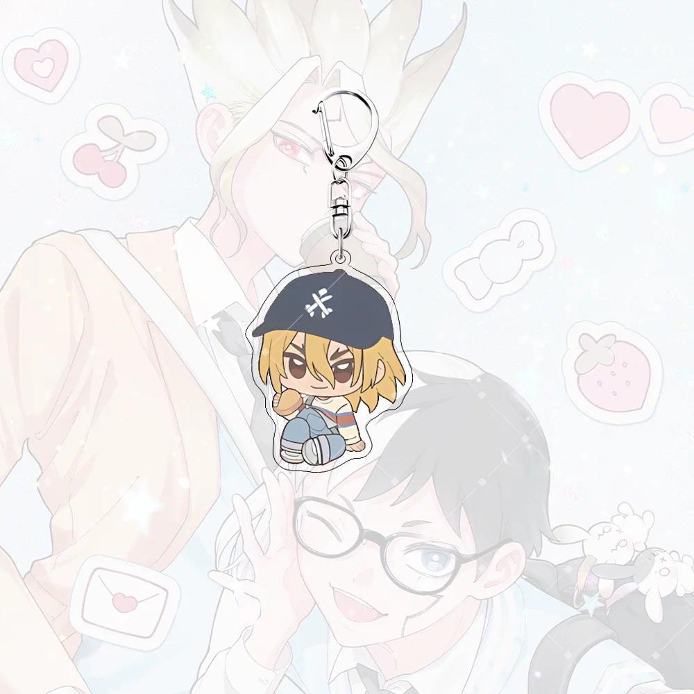 Anime Dr.stone 6cm Acrylic Keychainstanding Doll, Senku Ishigami Gen Asagiri Toon Bag Key Móc Khóa In Theo Yêu Cầu, Chất Liệu Mica Trong Suốt In 2 Mặt , Dày 4mm 9 Anime Dr.stone 6cm Acrylic Keychainstanding Doll, Senku Ishigami Gen Asagiri Toon Bag Key Móc Khóa In Theo Yêu Cầu, Chất Liệu Mica Trong Suốt In 2 Mặt , Dày 4mm - Ảnh 9