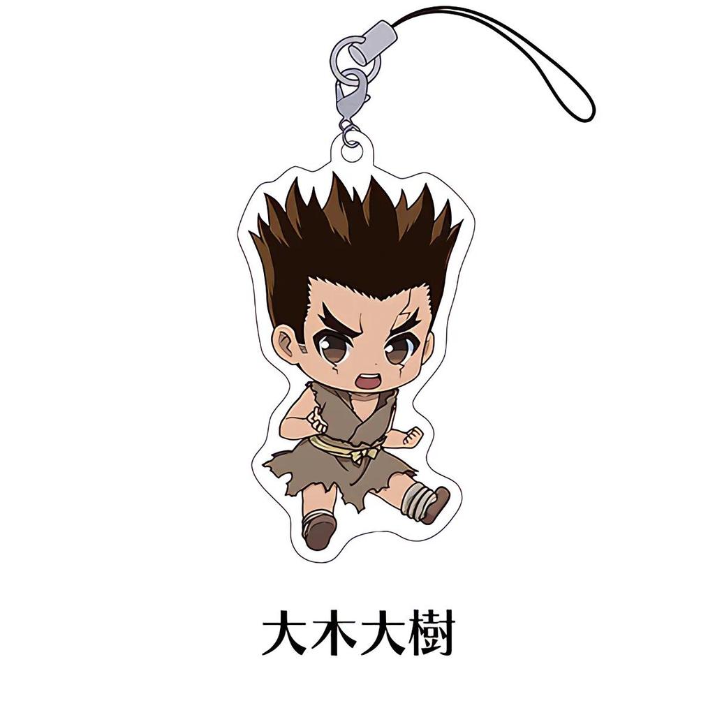 Anime Dr.stone Mica Keychain Model Cosplay Charm Characters Senku Tsukasa Taiju Kuromu Móc Khóa In Theo Yêu Cầu, Chất Liệu Mica Trong Suốt In 2 Mặt , Dày 4mm 2 Anime Dr.stone Mica Keychain Model Cosplay Charm Characters Senku Tsukasa Taiju Kuromu Móc Khóa In Theo Yêu Cầu, Chất Liệu Mica Trong Suốt In 2 Mặt , Dày 4mm - Ảnh 2