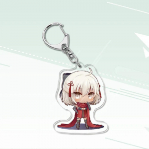 Anime Fate Peripheral Characters Keychains Bag Pendant Key Chain Backpack Hanging Decoration Móc Khóa In Theo Yêu Cầu, Chất Liệu Mica Trong Suốt In 2 Mặt , Dày 4mm