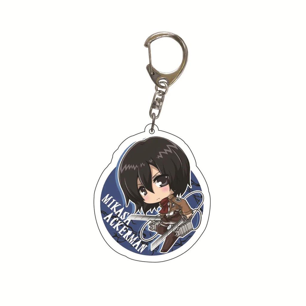 Anime Figure Attack On Titan Acrylic Keychain Model Cosplay Plate Holder Topper Birthday Fans Móc Khóa In Theo Yêu Cầu, Chất Liệu Mica Trong Suốt In 2 Mặt , Dày 4mm 2 Anime Figure Attack On Titan Acrylic Keychain Model Cosplay Plate Holder Topper Birthday Fans Móc Khóa In Theo Yêu Cầu, Chất Liệu Mica Trong Suốt In 2 Mặt , Dày 4mm - Ảnh 2