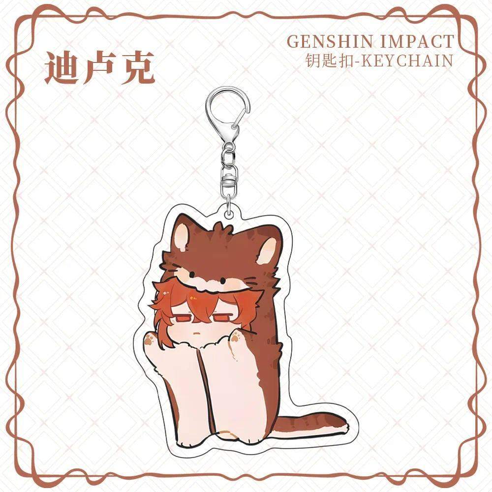 Anime Game Cute Cartoon Animal Cat Yae Miko Kaedehara Kazuha Tartaglia Nahida Wanderer Móc Khóa In Theo Yêu Cầu, Chất Liệu Mica Trong Suốt In 2 Mặt , Dày 4mm 11 Anime Game Cute Cartoon Animal Cat Yae Miko Kaedehara Kazuha Tartaglia Nahida Wanderer Móc Khóa In Theo Yêu Cầu, Chất Liệu Mica Trong Suốt In 2 Mặt , Dày 4mm - Ảnh 11