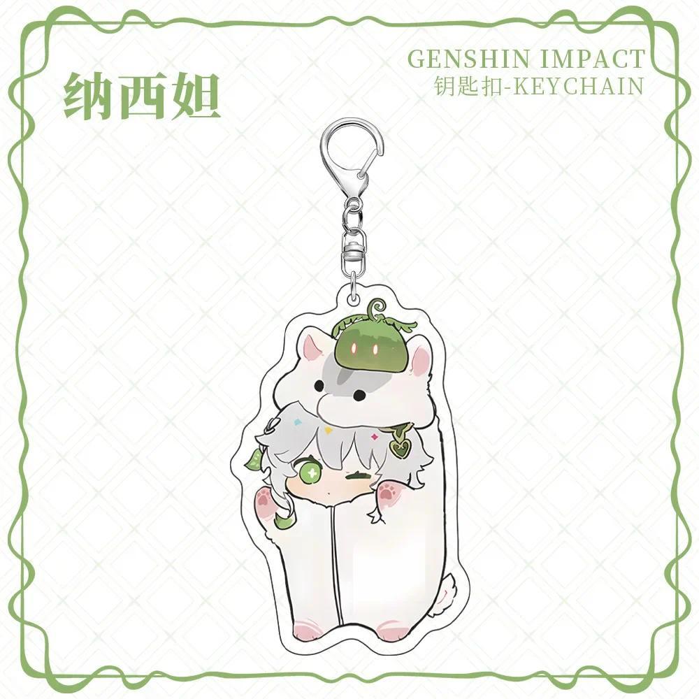 Anime Game Cute Cartoon Animal Cat Yae Miko Kaedehara Kazuha Tartaglia Nahida Wanderer Móc Khóa In Theo Yêu Cầu, Chất Liệu Mica Trong Suốt In 2 Mặt , Dày 4mm 5 Anime Game Cute Cartoon Animal Cat Yae Miko Kaedehara Kazuha Tartaglia Nahida Wanderer Móc Khóa In Theo Yêu Cầu, Chất Liệu Mica Trong Suốt In 2 Mặt , Dày 4mm - Ảnh 5