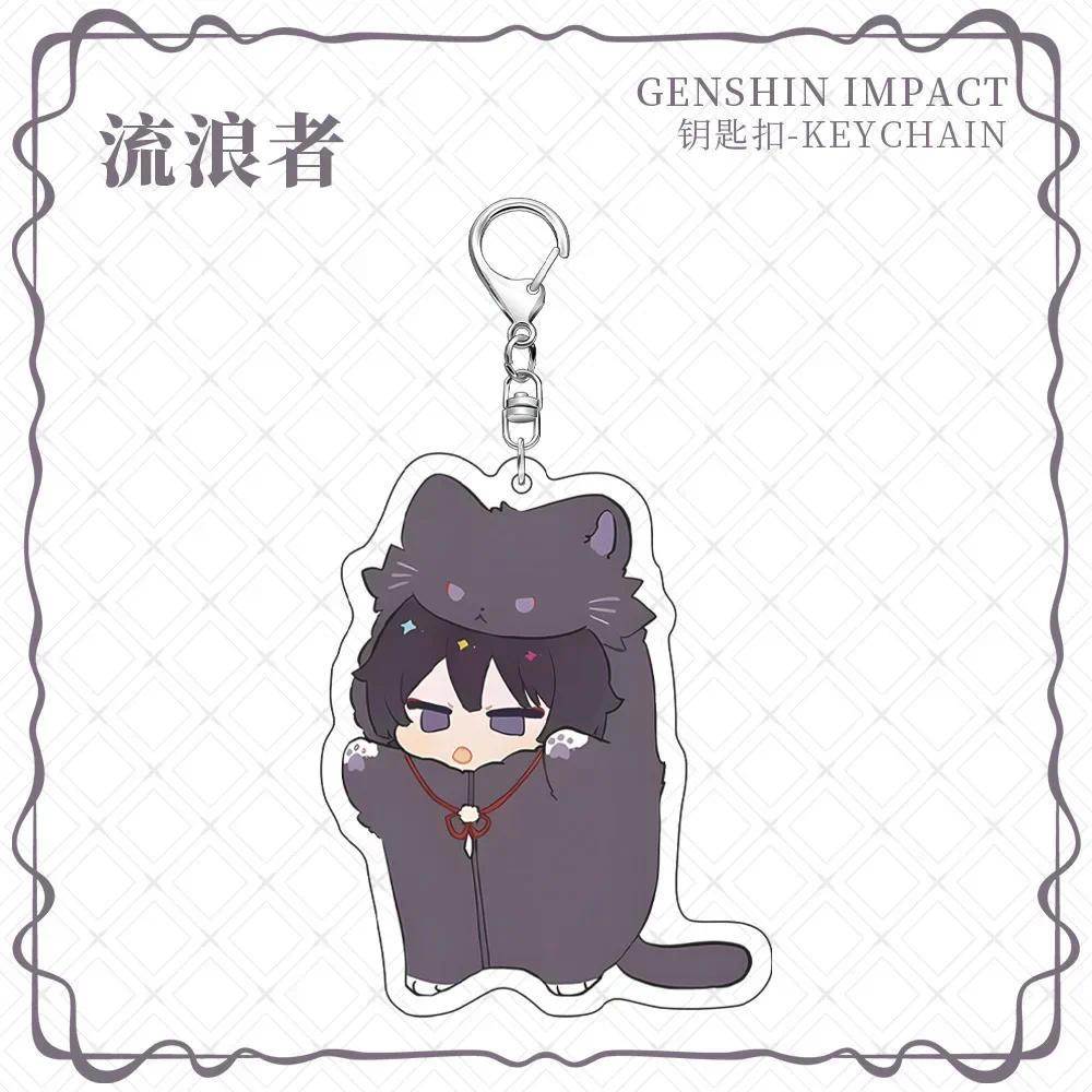 Anime Game Cute Cartoon Animal Cat Yae Miko Kaedehara Kazuha Tartaglia Nahida Wanderer Móc Khóa In Theo Yêu Cầu, Chất Liệu Mica Trong Suốt In 2 Mặt , Dày 4mm 6 Anime Game Cute Cartoon Animal Cat Yae Miko Kaedehara Kazuha Tartaglia Nahida Wanderer Móc Khóa In Theo Yêu Cầu, Chất Liệu Mica Trong Suốt In 2 Mặt , Dày 4mm - Ảnh 6
