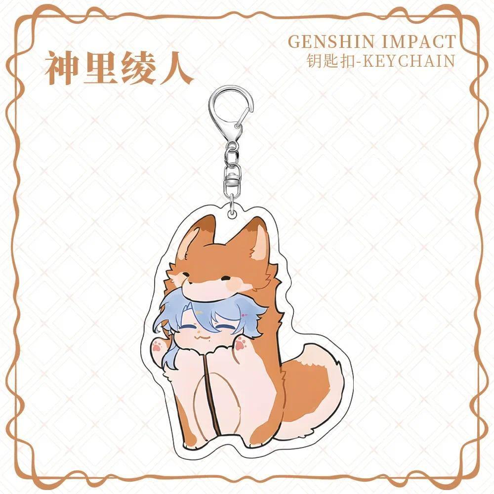 Anime Game Cute Cartoon Animal Cat Yae Miko Kaedehara Kazuha Tartaglia Nahida Wanderer Móc Khóa In Theo Yêu Cầu, Chất Liệu Mica Trong Suốt In 2 Mặt , Dày 4mm 8 Anime Game Cute Cartoon Animal Cat Yae Miko Kaedehara Kazuha Tartaglia Nahida Wanderer Móc Khóa In Theo Yêu Cầu, Chất Liệu Mica Trong Suốt In 2 Mặt , Dày 4mm - Ảnh 8