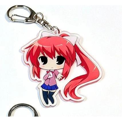 Anime Game Ddlc Acrylic Keychain Monika Key Chain Car Hanging Face Accessories Goods Friends Móc Khóa In Theo Yêu Cầu, Chất Liệu Mica Trong Suốt In 2 Mặt , Dày 4mm 5 Anime Game Ddlc Acrylic Keychain Monika Key Chain Car Hanging Face Accessories Goods Friends Móc Khóa In Theo Yêu Cầu, Chất Liệu Mica Trong Suốt In 2 Mặt , Dày 4mm - Ảnh 5
