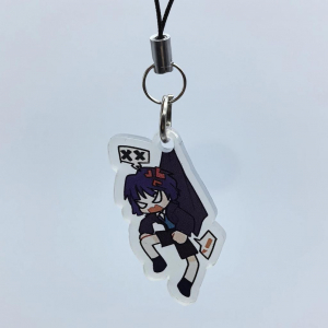 Anime Game Genshin Impact Venti Scaramouche Xiao Adorable Toe Phone Strap Keychaincharm For Móc Khóa In Theo Yêu Cầu, Chất Liệu Mica Trong Suốt In 2 Mặt , Dày 4mm