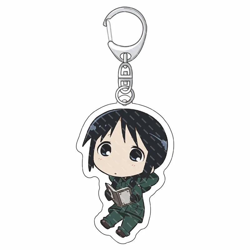 Anime Girls Last Tour Keychain Kawaii Chito And Yuri Cartoon Models Acrylic Pendant Mica Móc Khóa In Theo Yêu Cầu, Chất Liệu Mica Trong Suốt In 2 Mặt , Dày 4mm 2 Anime Girls Last Tour Keychain Kawaii Chito And Yuri Cartoon Models Acrylic Pendant Mica Móc Khóa In Theo Yêu Cầu, Chất Liệu Mica Trong Suốt In 2 Mặt , Dày 4mm - Ảnh 2