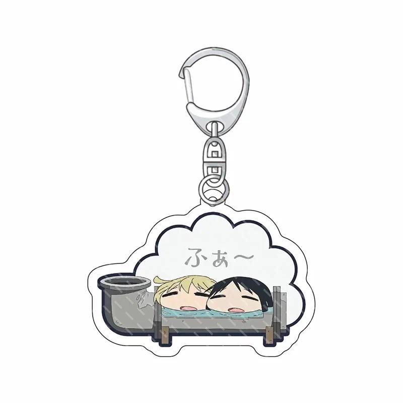 Anime Girls Last Tour Keychain Kawaii Chito And Yuri Cartoon Models Mica Hanging Key Chain Móc Khóa In Theo Yêu Cầu, Chất Liệu Mica Trong Suốt In 2 Mặt , Dày 4mm 3 Anime Girls Last Tour Keychain Kawaii Chito And Yuri Cartoon Models Mica Hanging Key Chain Móc Khóa In Theo Yêu Cầu, Chất Liệu Mica Trong Suốt In 2 Mặt , Dày 4mm - Ảnh 3