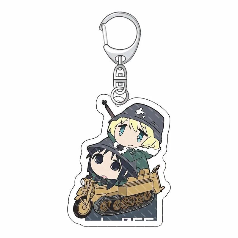 Anime Girls Last Tour Keychain Kawaii Chito And Yuri Cartoon Models Mica Hanging Key Chain Móc Khóa In Theo Yêu Cầu, Chất Liệu Mica Trong Suốt In 2 Mặt , Dày 4mm 4 Anime Girls Last Tour Keychain Kawaii Chito And Yuri Cartoon Models Mica Hanging Key Chain Móc Khóa In Theo Yêu Cầu, Chất Liệu Mica Trong Suốt In 2 Mặt , Dày 4mm - Ảnh 4