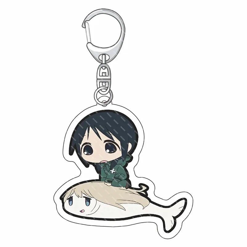 Anime Girls Last Tour Keychain Kawaii Chito And Yuri Cartoon Models Acrylic Pendant Mica Móc Khóa In Theo Yêu Cầu, Chất Liệu Mica Trong Suốt In 2 Mặt , Dày 4mm 6 Anime Girls Last Tour Keychain Kawaii Chito And Yuri Cartoon Models Acrylic Pendant Mica Móc Khóa In Theo Yêu Cầu, Chất Liệu Mica Trong Suốt In 2 Mặt , Dày 4mm - Ảnh 6