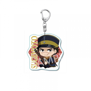 Anime Golden Kamuy Desk Ornament Present Display Keychains Decorative Items Animation Charm Móc Khóa In Theo Yêu Cầu, Chất Liệu Mica Trong Suốt In 2 Mặt , Dày 4mm