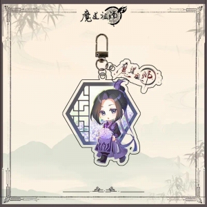 Anime Grandmaster Of Demonic Cultivation Keychain Cartoon Mo Dao Zu Shi Lan Wangji Wei Wuxian Móc Khóa In Theo Yêu Cầu, Chất Liệu Mica Trong Suốt In 2 Mặt , Dày 4mm
