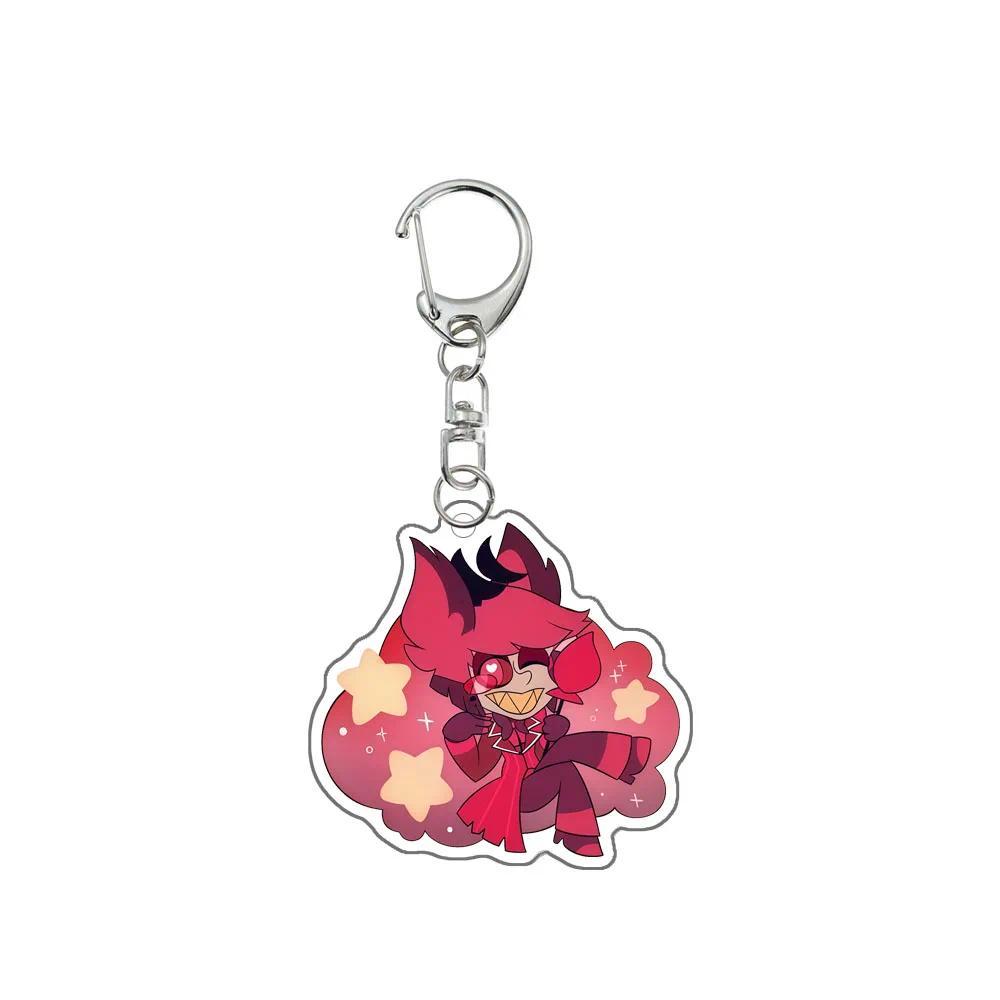 Anime Hazbin Hotel Charlie Morningstar Angel Dust Vaggie Alastor Husk Acrylic Keychain Bag Móc Khóa In Theo Yêu Cầu, Chất Liệu Mica Trong Suốt In 2 Mặt , Dày 4mm 4 Anime Hazbin Hotel Charlie Morningstar Angel Dust Vaggie Alastor Husk Acrylic Keychain Bag Móc Khóa In Theo Yêu Cầu, Chất Liệu Mica Trong Suốt In 2 Mặt , Dày 4mm - Ảnh 4