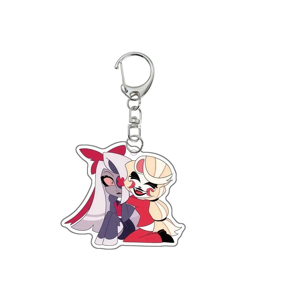 Anime Hazbin Hotel Charlie Morningstar Angel Dust Vaggie Alastor Husk Acrylic Keychain Bag Móc Khóa In Theo Yêu Cầu, Chất Liệu Mica Trong Suốt In 2 Mặt , Dày 4mm 8 Anime Hazbin Hotel Charlie Morningstar Angel Dust Vaggie Alastor Husk Acrylic Keychain Bag Móc Khóa In Theo Yêu Cầu, Chất Liệu Mica Trong Suốt In 2 Mặt , Dày 4mm - Ảnh 8