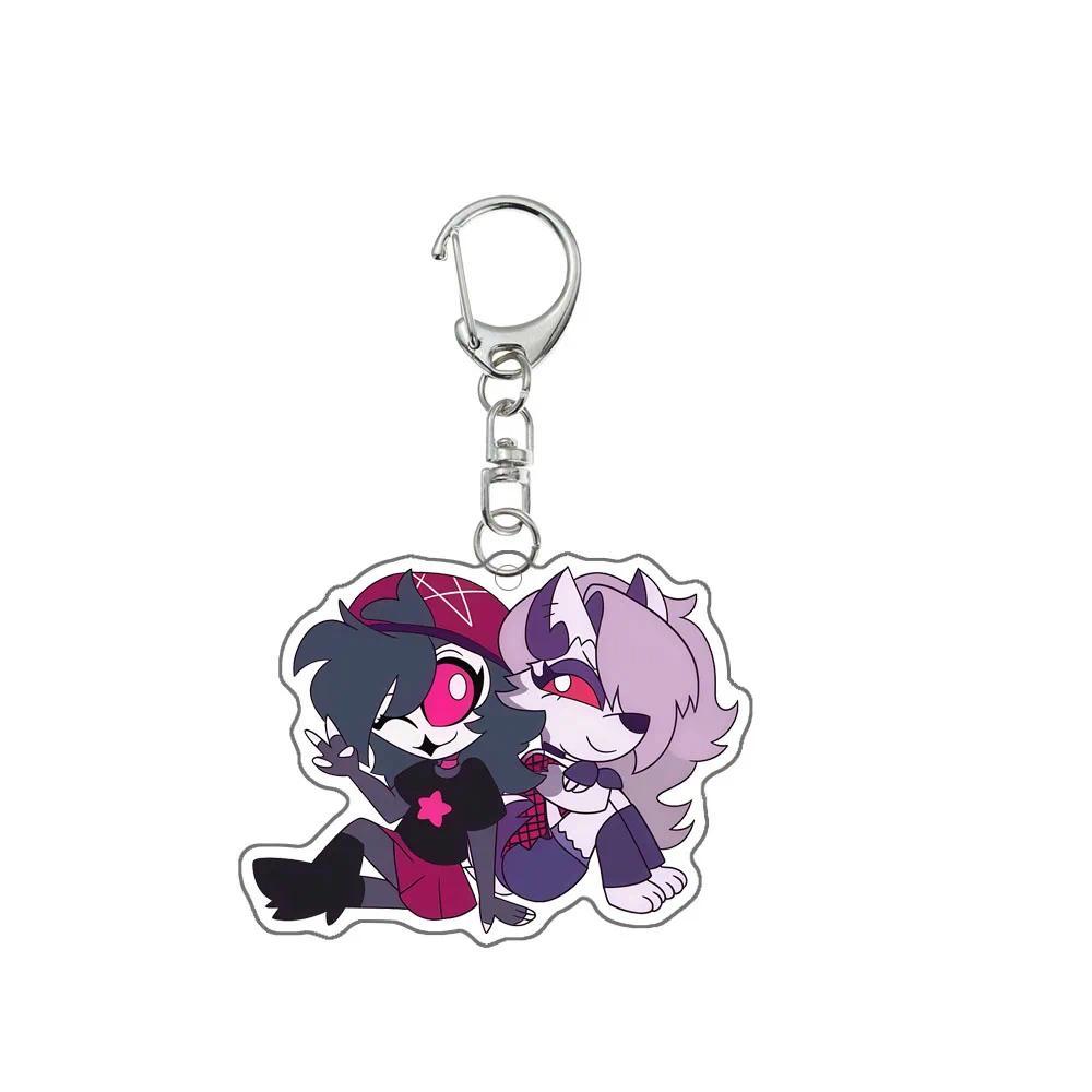 Anime Hazbin Hotel Charlie Morningstar Angel Dust Vaggie Alastor Husk Acrylic Keychain Bag Móc Khóa In Theo Yêu Cầu, Chất Liệu Mica Trong Suốt In 2 Mặt , Dày 4mm 9 Anime Hazbin Hotel Charlie Morningstar Angel Dust Vaggie Alastor Husk Acrylic Keychain Bag Móc Khóa In Theo Yêu Cầu, Chất Liệu Mica Trong Suốt In 2 Mặt , Dày 4mm - Ảnh 9