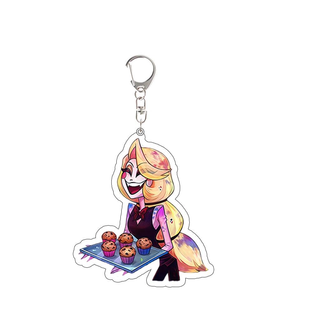 Anime Hazbin Hotel Charlie Morningstar Vox Lucifer Alastor Mica Keychain Keychain Accessories Móc Khóa In Theo Yêu Cầu, Chất Liệu Mica Trong Suốt In 2 Mặt , Dày 4mm 2 Anime Hazbin Hotel Charlie Morningstar Vox Lucifer Alastor Mica Keychain Keychain Accessories Móc Khóa In Theo Yêu Cầu, Chất Liệu Mica Trong Suốt In 2 Mặt , Dày 4mm - Ảnh 2