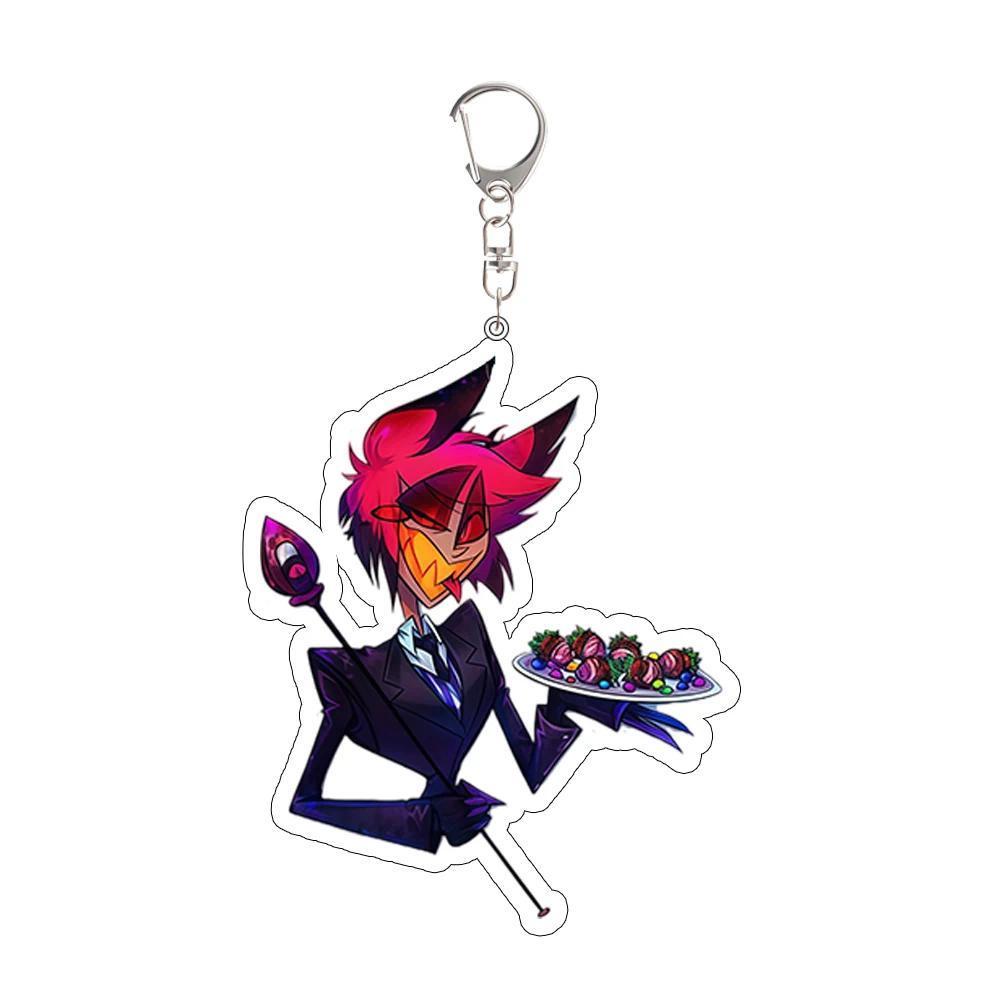 Anime Hazbin Hotel Charlie Morningstar Vox Lucifer Alastor Mica Keychain Keychain Accessories Móc Khóa In Theo Yêu Cầu, Chất Liệu Mica Trong Suốt In 2 Mặt , Dày 4mm 4 Anime Hazbin Hotel Charlie Morningstar Vox Lucifer Alastor Mica Keychain Keychain Accessories Móc Khóa In Theo Yêu Cầu, Chất Liệu Mica Trong Suốt In 2 Mặt , Dày 4mm - Ảnh 4