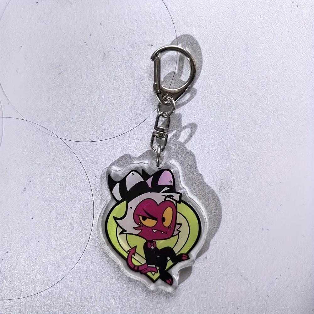 Anime Hazbin Hotel Figures Q Edition Acrylics Keychain Fashion Anime Action Figure Collection Móc Khóa In Theo Yêu Cầu, Chất Liệu Mica Trong Suốt In 2 Mặt , Dày 4mm 13 Anime Hazbin Hotel Figures Q Edition Acrylics Keychain Fashion Anime Action Figure Collection Móc Khóa In Theo Yêu Cầu, Chất Liệu Mica Trong Suốt In 2 Mặt , Dày 4mm - Ảnh 13