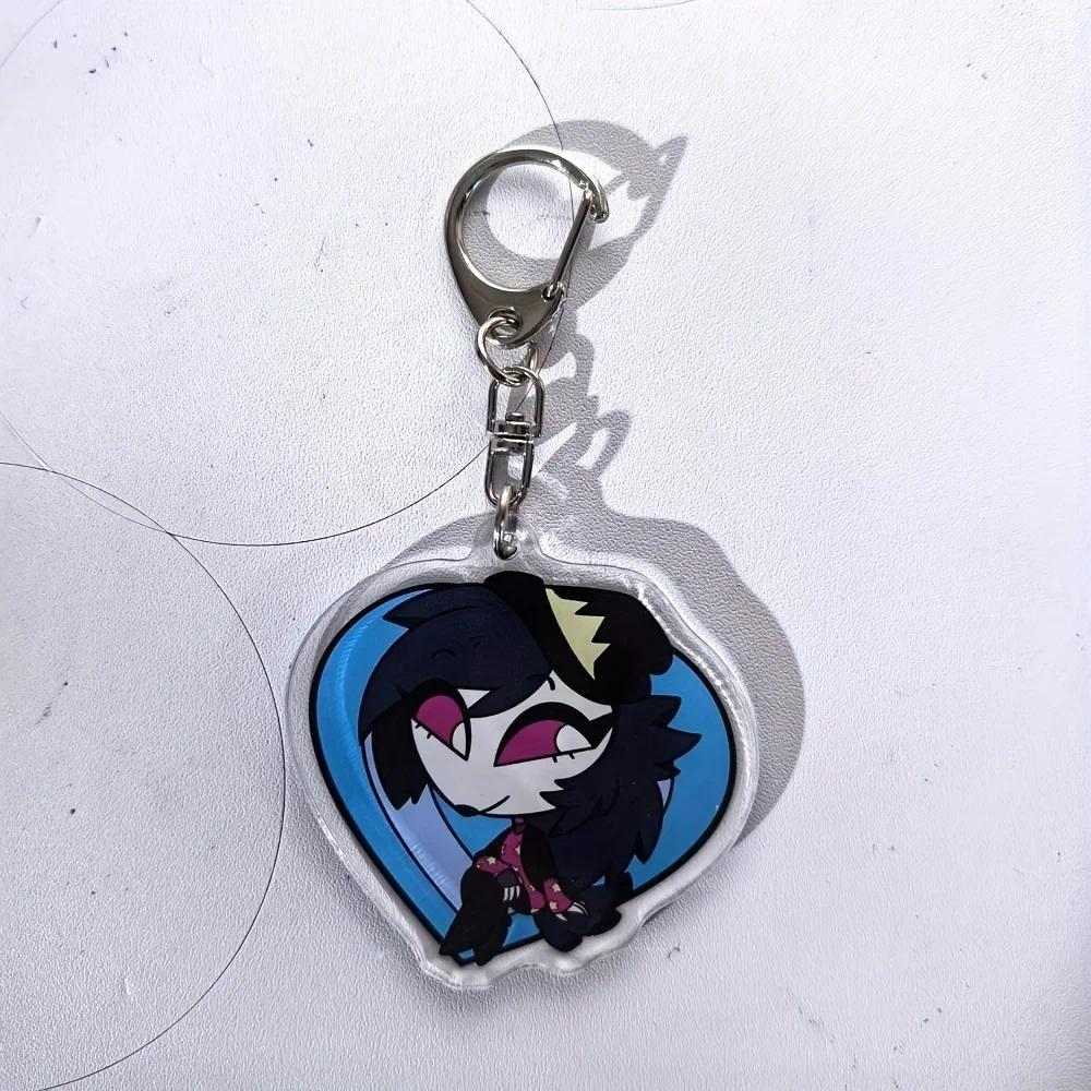 Anime Hazbin Hotel Figures Q Edition Acrylics Keychain Fashion Anime Action Figure Collection Móc Khóa In Theo Yêu Cầu, Chất Liệu Mica Trong Suốt In 2 Mặt , Dày 4mm 15 Anime Hazbin Hotel Figures Q Edition Acrylics Keychain Fashion Anime Action Figure Collection Móc Khóa In Theo Yêu Cầu, Chất Liệu Mica Trong Suốt In 2 Mặt , Dày 4mm - Ảnh 15