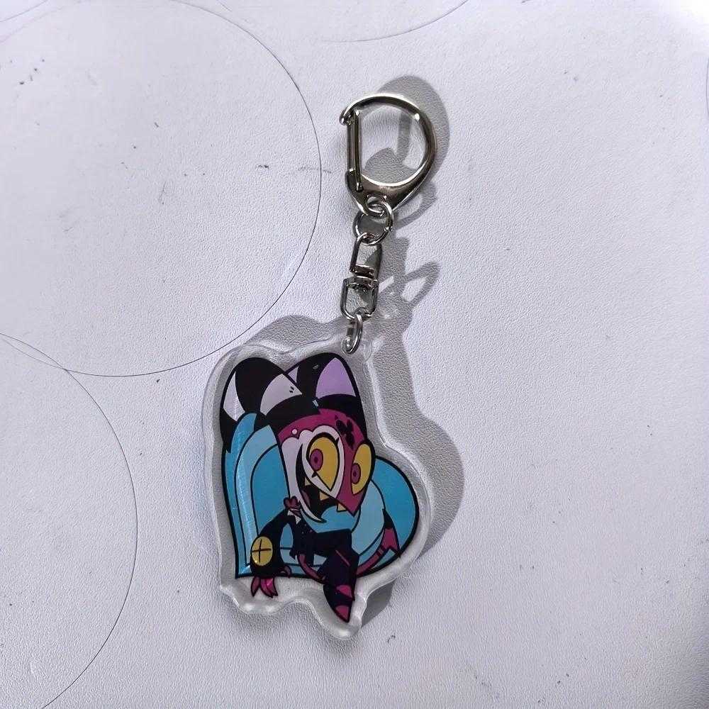 Anime Hazbin Hotel Figures Q Edition Acrylics Keychain Fashion Anime Action Figure Collection Móc Khóa In Theo Yêu Cầu, Chất Liệu Mica Trong Suốt In 2 Mặt , Dày 4mm 16 Anime Hazbin Hotel Figures Q Edition Acrylics Keychain Fashion Anime Action Figure Collection Móc Khóa In Theo Yêu Cầu, Chất Liệu Mica Trong Suốt In 2 Mặt , Dày 4mm - Ảnh 16