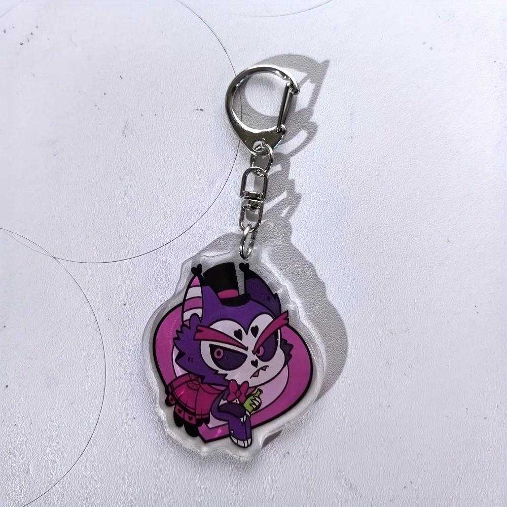 Anime Hazbin Hotel Figures Q Edition Acrylics Keychain Fashion Anime Action Figure Collection Móc Khóa In Theo Yêu Cầu, Chất Liệu Mica Trong Suốt In 2 Mặt , Dày 4mm 18 Anime Hazbin Hotel Figures Q Edition Acrylics Keychain Fashion Anime Action Figure Collection Móc Khóa In Theo Yêu Cầu, Chất Liệu Mica Trong Suốt In 2 Mặt , Dày 4mm - Ảnh 18