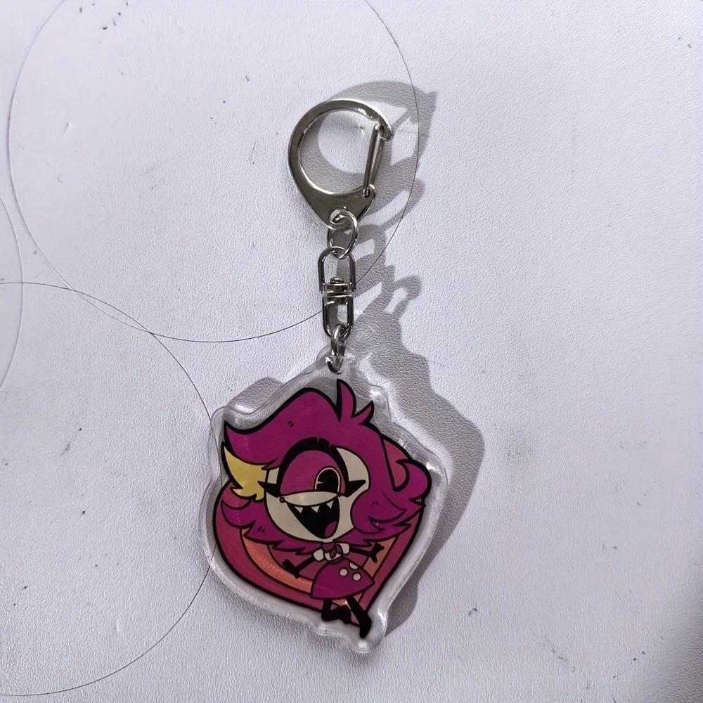 Anime Hazbin Hotel Figures Q Edition Acrylics Keychain Fashion Anime Action Figure Collection Móc Khóa In Theo Yêu Cầu, Chất Liệu Mica Trong Suốt In 2 Mặt , Dày 4mm 22 Anime Hazbin Hotel Figures Q Edition Acrylics Keychain Fashion Anime Action Figure Collection Móc Khóa In Theo Yêu Cầu, Chất Liệu Mica Trong Suốt In 2 Mặt , Dày 4mm - Ảnh 22
