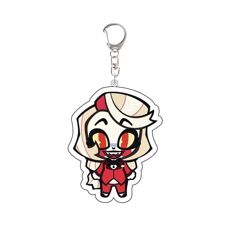 Anime Hazbin Hotel Keychain Vaggie Angel Dust Alastor Husk Niffty Cartoon Keychain Móc Khóa In Theo Yêu Cầu, Chất Liệu Mica Trong Suốt In 2 Mặt , Dày 4mm 16 Anime Hazbin Hotel Keychain Vaggie Angel Dust Alastor Husk Niffty Cartoon Keychain Móc Khóa In Theo Yêu Cầu, Chất Liệu Mica Trong Suốt In 2 Mặt , Dày 4mm - Ảnh 16