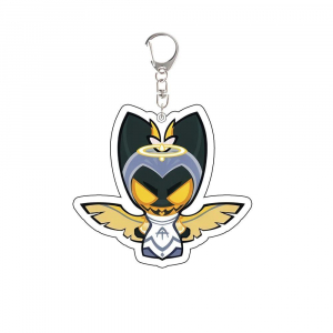 Anime Hazbin Hotel Keychain Vaggie Angel Dust Alastor Husk Niffty Cartoon Keychain Móc Khóa In Theo Yêu Cầu, Chất Liệu Mica Trong Suốt In 2 Mặt , Dày 4mm