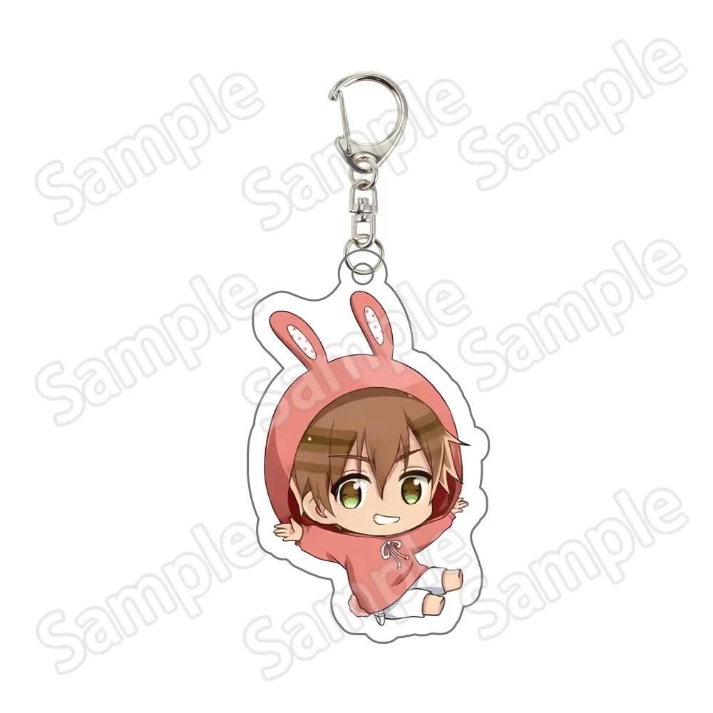 Anime Hetalia Axis Powers Mica Keychain Cute Bunny Hoodie Chibi Alfred Ivan Romano Lukas Móc Khóa In Theo Yêu Cầu, Chất Liệu Mica Trong Suốt In 2 Mặt , Dày 4mm 2 Anime Hetalia Axis Powers Mica Keychain Cute Bunny Hoodie Chibi Alfred Ivan Romano Lukas Móc Khóa In Theo Yêu Cầu, Chất Liệu Mica Trong Suốt In 2 Mặt , Dày 4mm - Ảnh 2