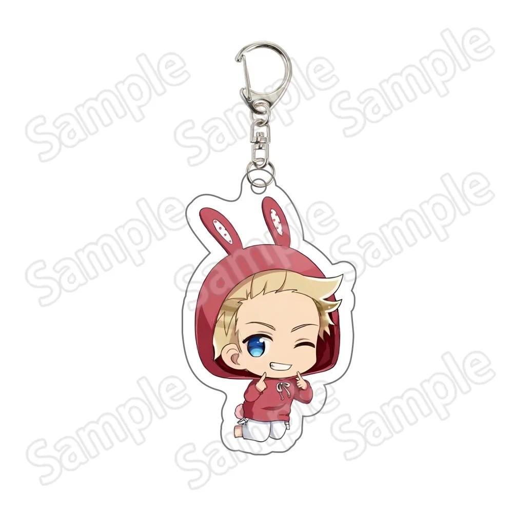 Anime Hetalia Axis Powers Mica Keychain Cute Bunny Hoodie Chibi Alfred Ivan Romano Lukas Móc Khóa In Theo Yêu Cầu, Chất Liệu Mica Trong Suốt In 2 Mặt , Dày 4mm 3 Anime Hetalia Axis Powers Mica Keychain Cute Bunny Hoodie Chibi Alfred Ivan Romano Lukas Móc Khóa In Theo Yêu Cầu, Chất Liệu Mica Trong Suốt In 2 Mặt , Dày 4mm - Ảnh 3