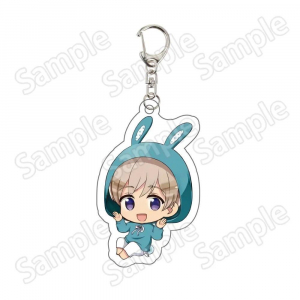Anime Hetalia Axis Powers Mica Keychain Cute Bunny Hoodie Chibi Alfred Ivan Romano Lukas Móc Khóa In Theo Yêu Cầu, Chất Liệu Mica Trong Suốt In 2 Mặt , Dày 4mm