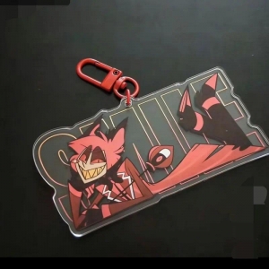 Anime Hh Acrylic Keychain Figures Helluva Boss Key Chain Bags Charm Car Pendant Accessories Móc Khóa In Theo Yêu Cầu, Chất Liệu Mica Trong Suốt In 2 Mặt , Dày 4mm